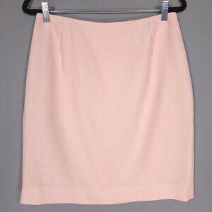 KORS MICHAEL KORS Women's Mini Skirt Size 12 ITALY🇮🇹MADE 100% WOOL Pink‎ Lined